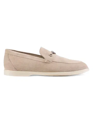 Stefano Ricci Men's Suede Loafers - Oxford Beige | Thumbnail 1 Stefano Ricci Men's Suede Loafers - Oxford Beige | Thumbnail 1