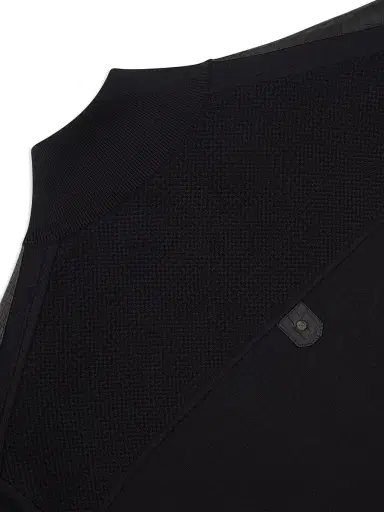 Stefano Ricci Men's Jogging Blouson Jacket with Croc Details - Black | Thumbnail 7 Stefano Ricci Men's Jogging Blouson Jacket with Croc Details - Black | Thumbnail 7