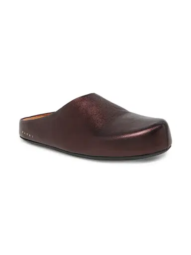 Marni Men's Fussbett Sabot Clogs - Maroon - Size 13 | Thumbnail 3 Marni Men's Fussbett Sabot Clogs - Maroon - Size 13 | Thumbnail 3