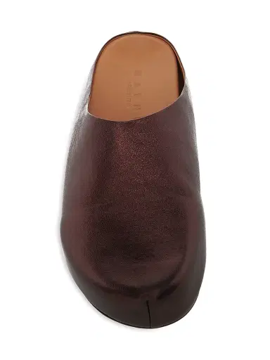 Marni Men's Fussbett Sabot Clogs - Maroon - Size 13 | Thumbnail 5 Marni Men's Fussbett Sabot Clogs - Maroon - Size 13 | Thumbnail 5
