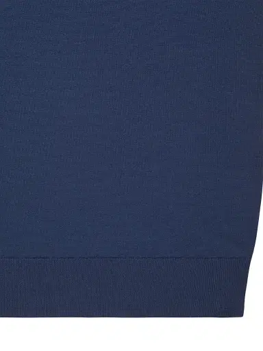 Stefano Ricci Men's Silk and Crocodile Leather Knit Zip Polo - Dark Blue - Size 44 | Thumbnail 6 Stefano Ricci Men's Silk and Crocodile Leather Knit Zip Polo - Dark Blue - Size 44 | Thumbnail 6