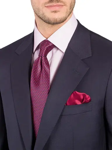 Stefano Ricci Men's Woven Jacket with 2 Buttons - Blue - Size 40 | Thumbnail 4 Stefano Ricci Men's Woven Jacket with 2 Buttons - Blue - Size 40 | Thumbnail 4