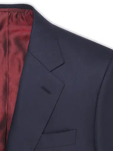 Stefano Ricci Men's Woven Jacket with 2 Buttons - Blue - Size 40 | Thumbnail 5 Stefano Ricci Men's Woven Jacket with 2 Buttons - Blue - Size 40 | Thumbnail 5