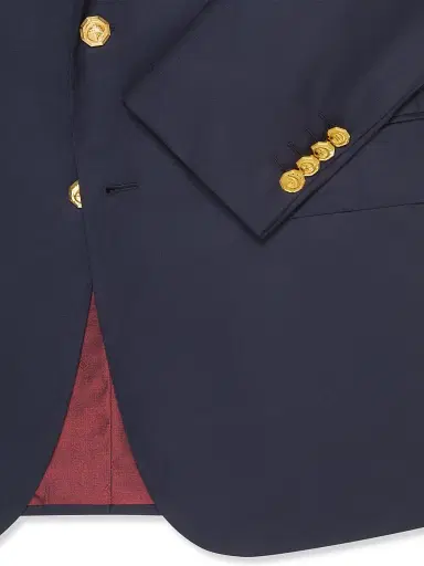 Stefano Ricci Men's Woven Jacket with 2 Buttons - Blue - Size 40 | Thumbnail 6 Stefano Ricci Men's Woven Jacket with 2 Buttons - Blue - Size 40 | Thumbnail 6