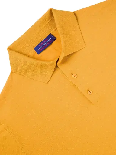 Stefano Ricci Men's Cashmere-Wool Polo Shirt - Yellow | Thumbnail 6 Stefano Ricci Men's Cashmere-Wool Polo Shirt - Yellow | Thumbnail 6