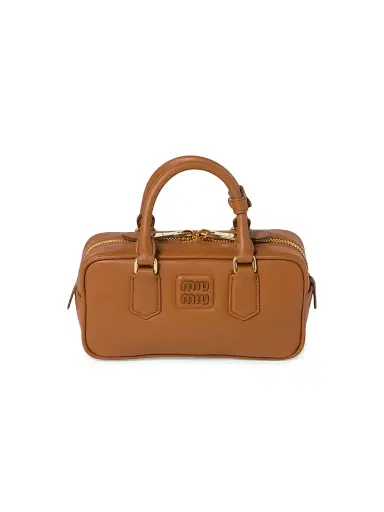 Miu Miu Women's Arcadie Leather Top Handle Bag | Thumbnail 1 Miu Miu Women's Arcadie Leather Top Handle Bag | Thumbnail 1