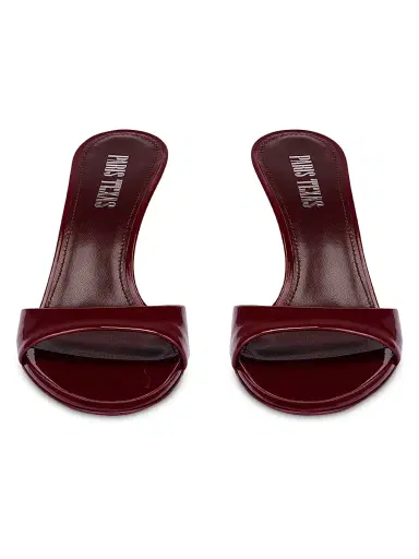 Paris Texas Women's Lidia Patent 70MM Mules | Thumbnail 3 Paris Texas Women's Lidia Patent 70MM Mules | Thumbnail 3