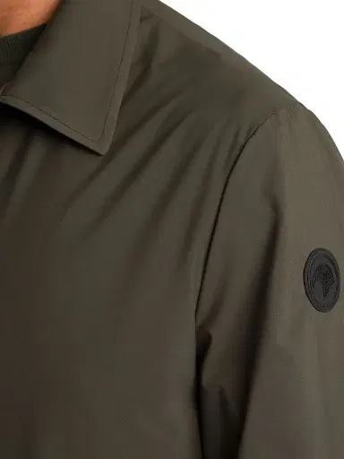 Stefano Ricci Men's Versatile Luxury Lightweight Raincoat - Fir Green | Thumbnail 5 Stefano Ricci Men's Versatile Luxury Lightweight Raincoat - Fir Green | Thumbnail 5
