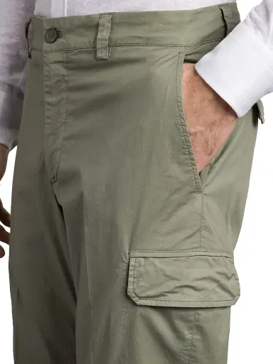 Stefano Ricci Men's Cotton Blend Sports Trousers - Dark Green | Thumbnail 4 Stefano Ricci Men's Cotton Blend Sports Trousers - Dark Green | Thumbnail 4