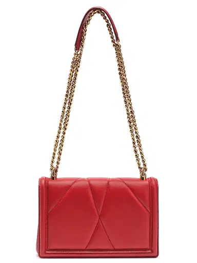 Dolce & Gabbana Women's Devotion Quilted Leather Shoulder Bag - White | Thumbnail 2 Dolce & Gabbana Women's Devotion Quilted Leather Shoulder Bag - White | Thumbnail 2