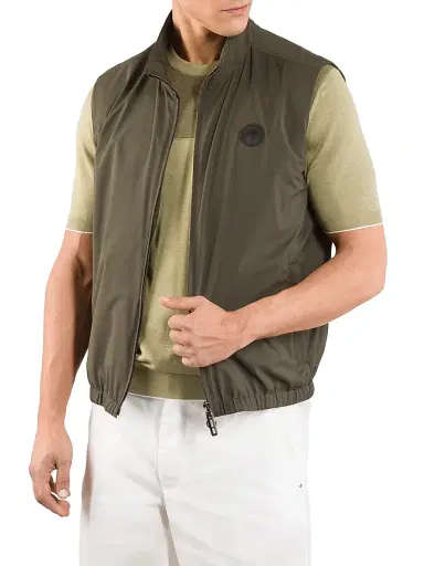 Stefano Ricci Men's Italian Refined Luxurious Sport Vest - Dark Green | Thumbnail 3 Stefano Ricci Men's Italian Refined Luxurious Sport Vest - Dark Green | Thumbnail 3