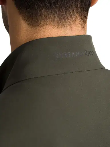 Stefano Ricci Men's Windbreaker Jacket with Zip Closure - Fir Green | Thumbnail 5 Stefano Ricci Men's Windbreaker Jacket with Zip Closure - Fir Green | Thumbnail 5