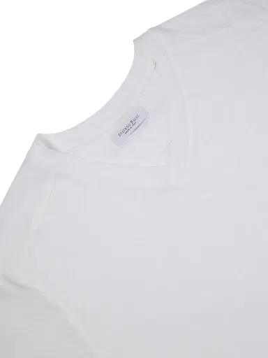 Stefano Ricci Men's Linen T-Shirt - White - Size Large | Thumbnail 6 Stefano Ricci Men's Linen T-Shirt - White - Size Large | Thumbnail 6
