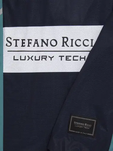 Stefano Ricci Men's Luxury Running Blouson Jacket - Mint Turquoise | Thumbnail 7 Stefano Ricci Men's Luxury Running Blouson Jacket - Mint Turquoise | Thumbnail 7