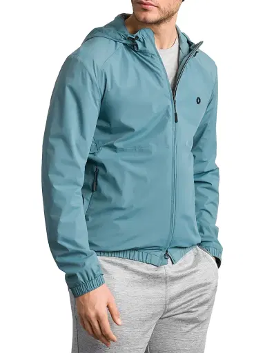 Stefano Ricci Men's Luxury Running Blouson Jacket - Mint Turquoise | Thumbnail 1 Stefano Ricci Men's Luxury Running Blouson Jacket - Mint Turquoise | Thumbnail 1
