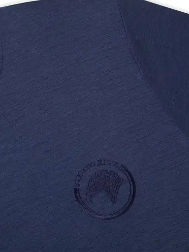 Stefano Ricci Men's T-Shirt - Navy Blue | Thumbnail 3 Stefano Ricci Men's T-Shirt - Navy Blue | Thumbnail 3