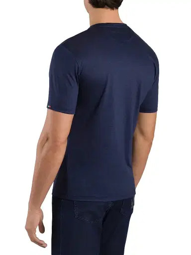 Stefano Ricci Men's T-Shirt - Navy Blue | Thumbnail 6 Stefano Ricci Men's T-Shirt - Navy Blue | Thumbnail 6