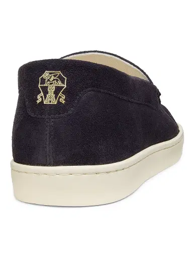 Brunello Cucinelli Men's Leather Slip-On Loafers | Thumbnail 3 Brunello Cucinelli Men's Leather Slip-On Loafers | Thumbnail 3