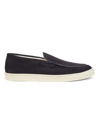 Brunello Cucinelli Men's Leather Slip-On Loafers | Thumbnail 1 Brunello Cucinelli Men's Leather Slip-On Loafers | Thumbnail 1