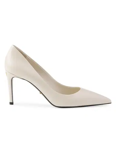 Prada Women's Patent Saffiano 85MM Leather Pumps | Thumbnail 1 Prada Women's Patent Saffiano 85MM Leather Pumps | Thumbnail 1