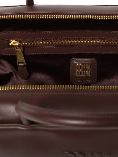 Miu Miu Women's Leather Beau Shoulder Bag | Thumbnail 6 Miu Miu Women's Leather Beau Shoulder Bag | Thumbnail 6