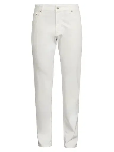 PT Torino Men's Soft-Stretch 5-Pocket Pants - White | Thumbnail 1 PT Torino Men's Soft-Stretch 5-Pocket Pants - White | Thumbnail 1