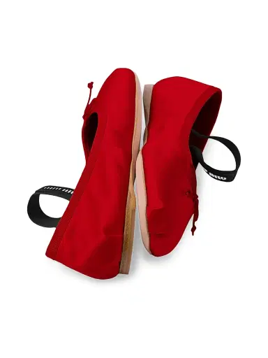 Miu Miu Women's Satin Ballerinas - Red - Size 8 | Thumbnail 3 Miu Miu Women's Satin Ballerinas - Red - Size 8 | Thumbnail 3