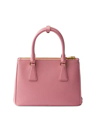Prada Women's Small Galleria Saffiano Leather Top Handle Bag - Rose Pink | Thumbnail 3 Prada Women's Small Galleria Saffiano Leather Top Handle Bag - Rose Pink | Thumbnail 3