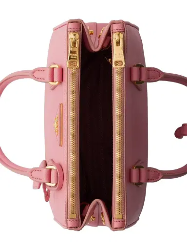 Prada Women's Small Galleria Saffiano Leather Top Handle Bag - Rose Pink | Thumbnail 4 Prada Women's Small Galleria Saffiano Leather Top Handle Bag - Rose Pink | Thumbnail 4
