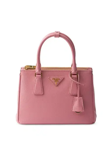 Prada Women's Small Galleria Saffiano Leather Top Handle Bag - Rose Pink | Thumbnail 1 Prada Women's Small Galleria Saffiano Leather Top Handle Bag - Rose Pink | Thumbnail 1