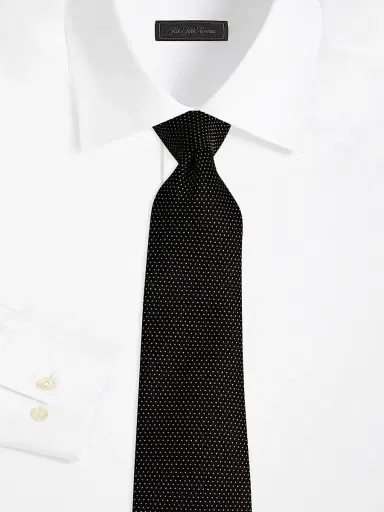 Emporio Armani Men's Pin-Dot Silk-Blend Tie | Thumbnail 2 Emporio Armani Men's Pin-Dot Silk-Blend Tie | Thumbnail 2
