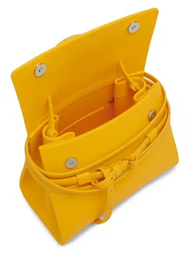 Moschino Women's Tie Me Top Handle Bag - Yellow | Thumbnail 3 Moschino Women's Tie Me Top Handle Bag - Yellow | Thumbnail 3