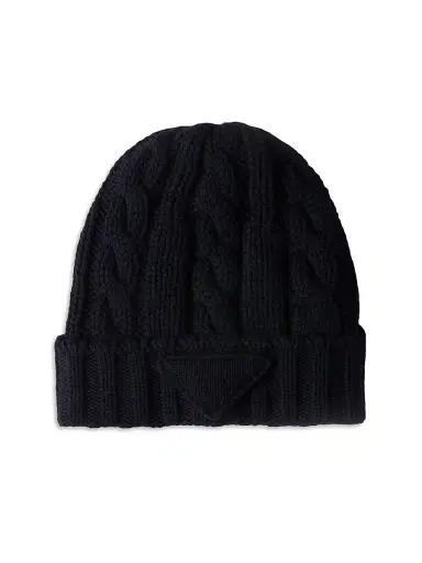 Prada Women's Cashmere Beanie | Thumbnail 1 Prada Women's Cashmere Beanie | Thumbnail 1