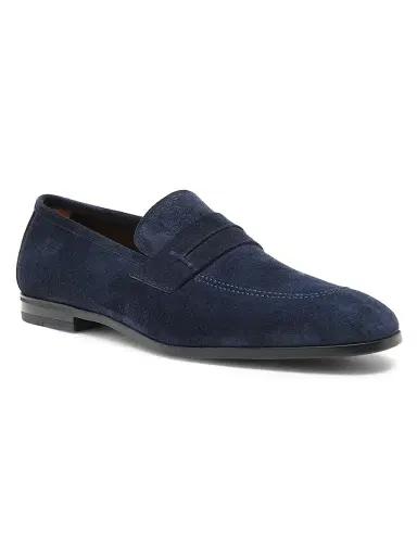 Tom Ford Men's Sean Suede Loafers - Midnight | Thumbnail 2 Tom Ford Men's Sean Suede Loafers - Midnight | Thumbnail 2