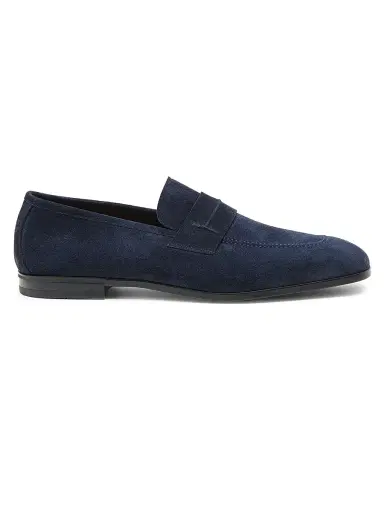 Tom Ford Men's Sean Suede Loafers - Midnight | Thumbnail 1 Tom Ford Men's Sean Suede Loafers - Midnight | Thumbnail 1