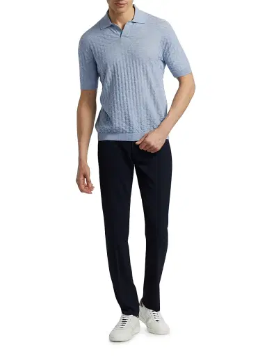 Emporio Armani Men's Techno Corduroy Pants - Navy - Size 40 | Thumbnail 2 Emporio Armani Men's Techno Corduroy Pants - Navy - Size 40 | Thumbnail 2