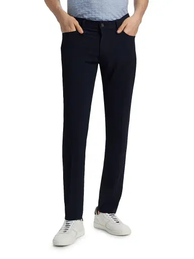 Emporio Armani Men's Techno Corduroy Pants - Navy - Size 40 | Thumbnail 3 Emporio Armani Men's Techno Corduroy Pants - Navy - Size 40 | Thumbnail 3