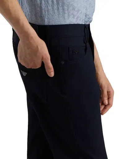 Emporio Armani Men's Techno Corduroy Pants - Navy - Size 40 | Thumbnail 6 Emporio Armani Men's Techno Corduroy Pants - Navy - Size 40 | Thumbnail 6