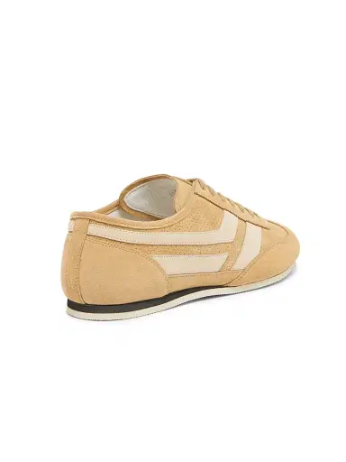 TOM FORD Men's Brook Perforated Suede Low-Top Sneakers - Camel | Thumbnail 3 TOM FORD Men's Brook Perforated Suede Low-Top Sneakers - Camel | Thumbnail 3