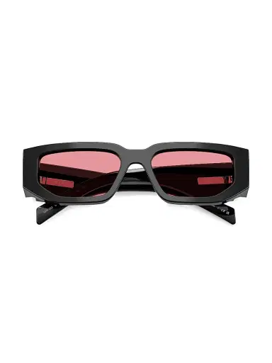Prada Men's 54MM Rectangular Sunglasses | Thumbnail 5 Prada Men's 54MM Rectangular Sunglasses | Thumbnail 5