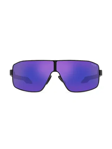 Prada Linea Rossa Men's PS 54YS 74 Sunglasses - Matte Black | Thumbnail 1 Prada Linea Rossa Men's PS 54YS 74 Sunglasses - Matte Black | Thumbnail 1