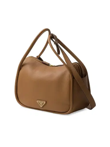 Prada Women's Darling Leather Top Handle Bag - Brown | Thumbnail 3 Prada Women's Darling Leather Top Handle Bag - Brown | Thumbnail 3