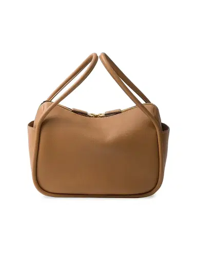 Prada Women's Darling Leather Top Handle Bag - Brown | Thumbnail 4 Prada Women's Darling Leather Top Handle Bag - Brown | Thumbnail 4