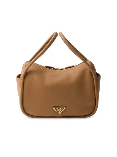 Prada Women's Darling Leather Top Handle Bag - Brown | Thumbnail 1 Prada Women's Darling Leather Top Handle Bag - Brown | Thumbnail 1