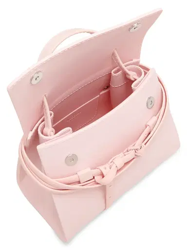 Moschino Women's Tie Me Top Handle Bag - Pink | Thumbnail 3 Moschino Women's Tie Me Top Handle Bag - Pink | Thumbnail 3