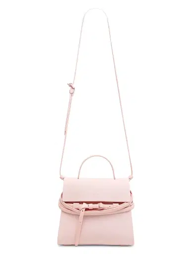 Moschino Women's Tie Me Top Handle Bag - Pink | Thumbnail 5 Moschino Women's Tie Me Top Handle Bag - Pink | Thumbnail 5