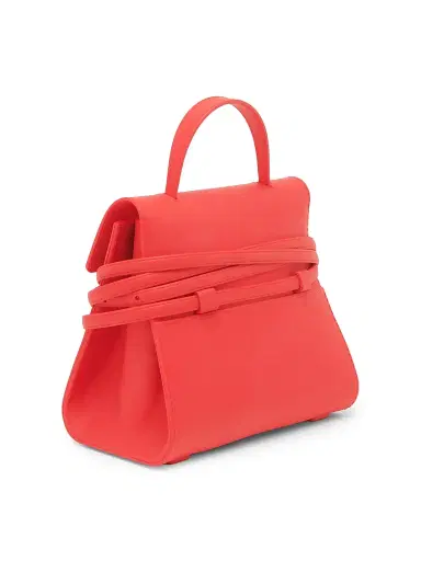 Moschino Women's Tie Me Top Handle Bag - Red | Thumbnail 4 Moschino Women's Tie Me Top Handle Bag - Red | Thumbnail 4