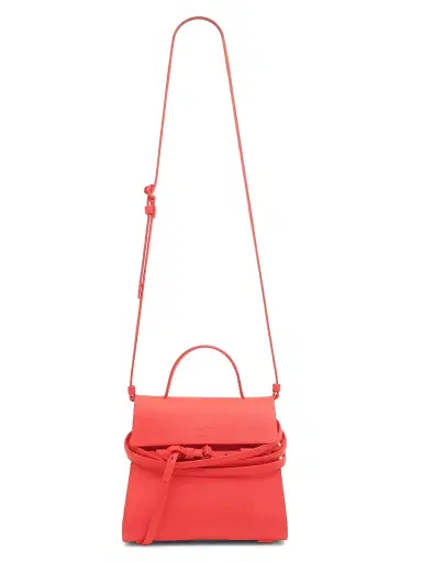 Moschino Women's Tie Me Top Handle Bag - Red | Thumbnail 6 Moschino Women's Tie Me Top Handle Bag - Red | Thumbnail 6