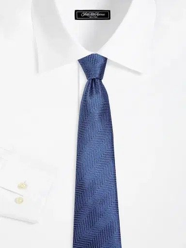 Giorgio Armani Men's Chevron Silk Tie | Thumbnail 2 Giorgio Armani Men's Chevron Silk Tie | Thumbnail 2