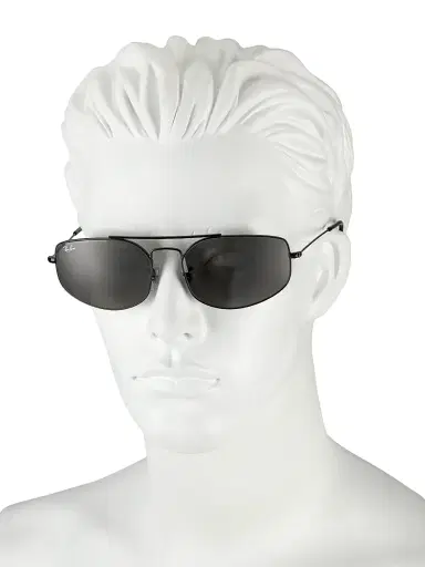 Ray-Ban Men's RB3845 60MM Aviator Sunglasses - Dark Grey Black | Thumbnail 3 Ray-Ban Men's RB3845 60MM Aviator Sunglasses - Dark Grey Black | Thumbnail 3